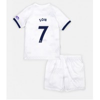 Fotballdrakt Barn Tottenham Hotspur Son Heung-min #7 Hjemmedraktsett 2023-24 Kortermet (+ Korte bukser)